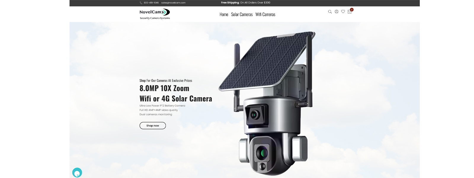 NovelCam — High-Performance Magento E-Commerce & Security Camera Store